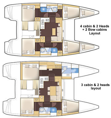 Lagoon 39 layout